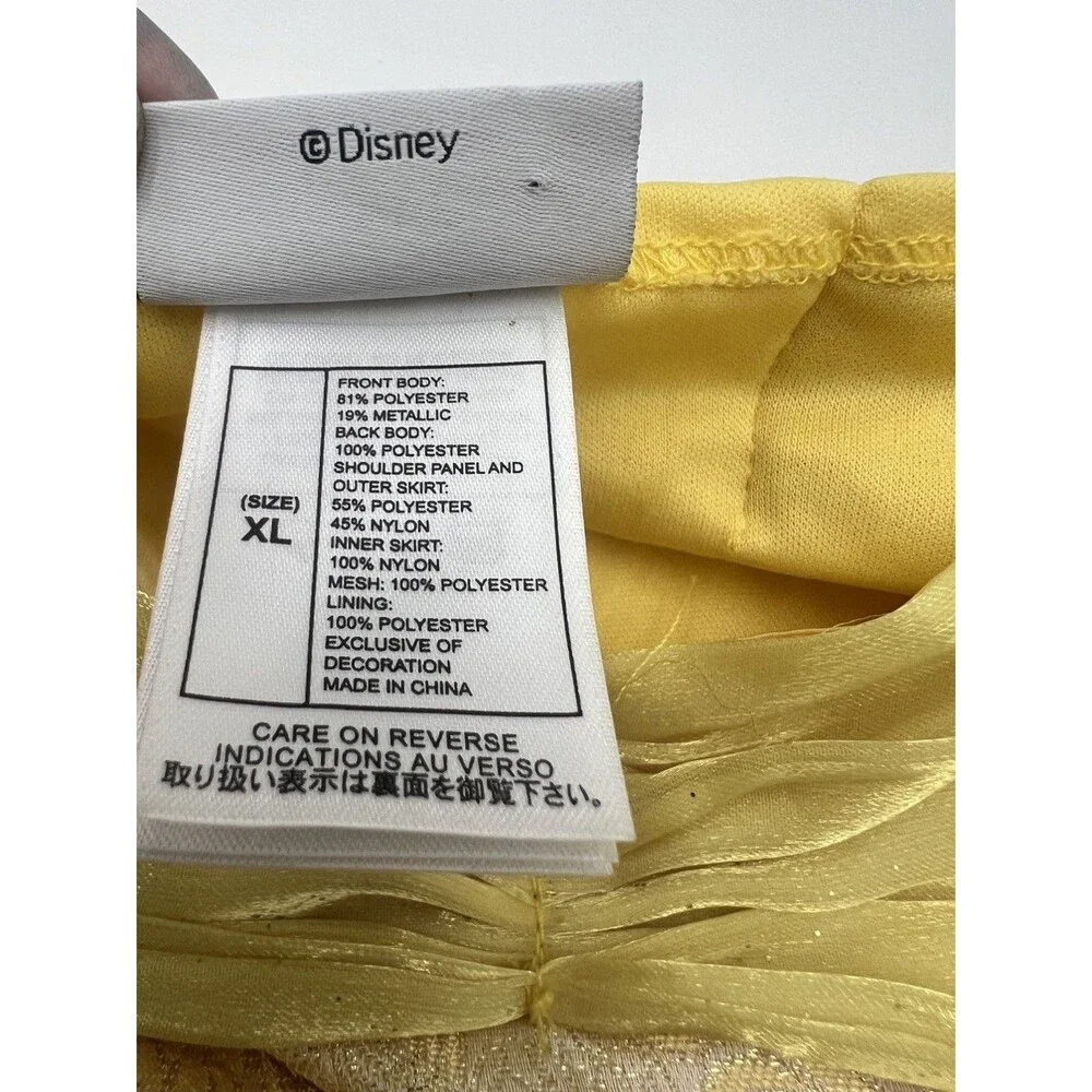 Disney Parks Authentic Belle Dress Costume Beauty & the Beast Princess Child XL